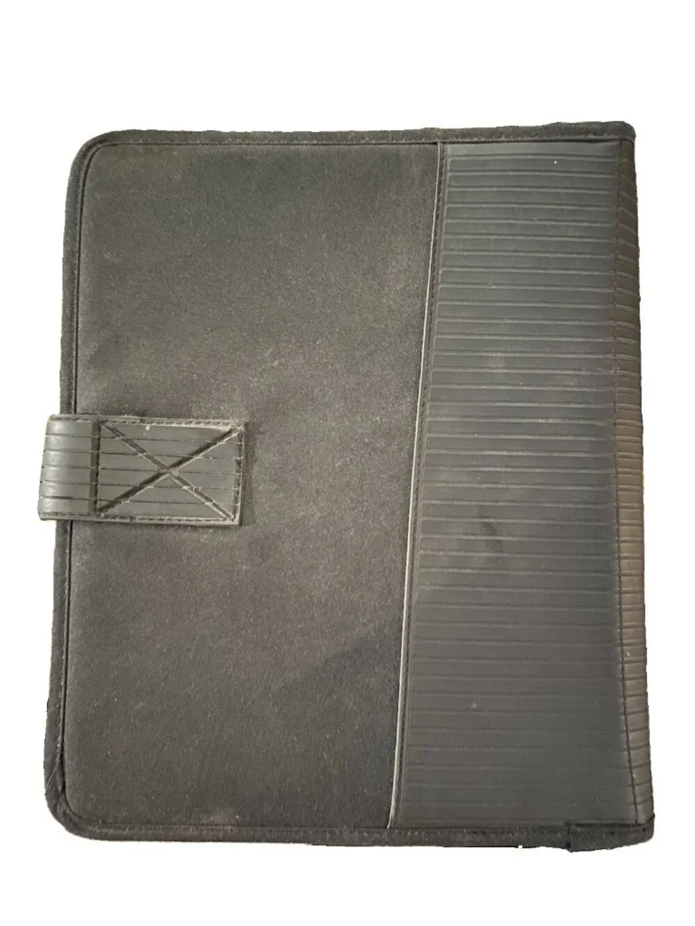 Reebok Mead Folio Folder Trapper Binder Vintage 90s Black With Logo Paper Keeper